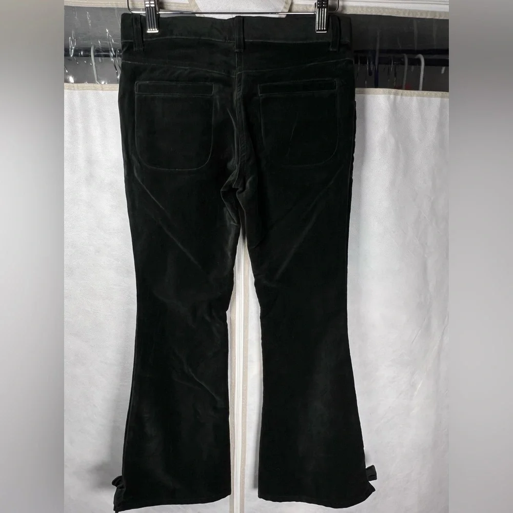 NWT Gymboree Girls Black Gem Velveteen Pants  Adjustable Waist Size 9